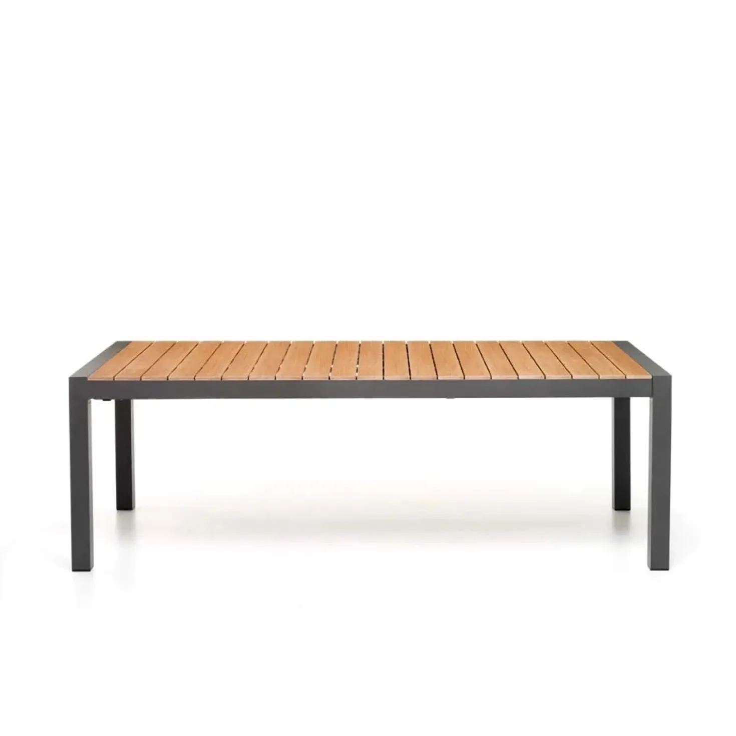 Tavolo allungabile da giardino Santorini antracite 225/295x100 cm