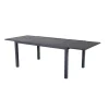 Tavolo allungabile da giardino Sardegna in alluminio grigio 200/300x100 cm