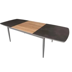 Tavolo allungabile da giardino Aster in alluminio 166-254x100x76 cm