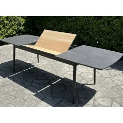 Tavolo allungabile da giardino Aster in alluminio 166-254x100x76 cm