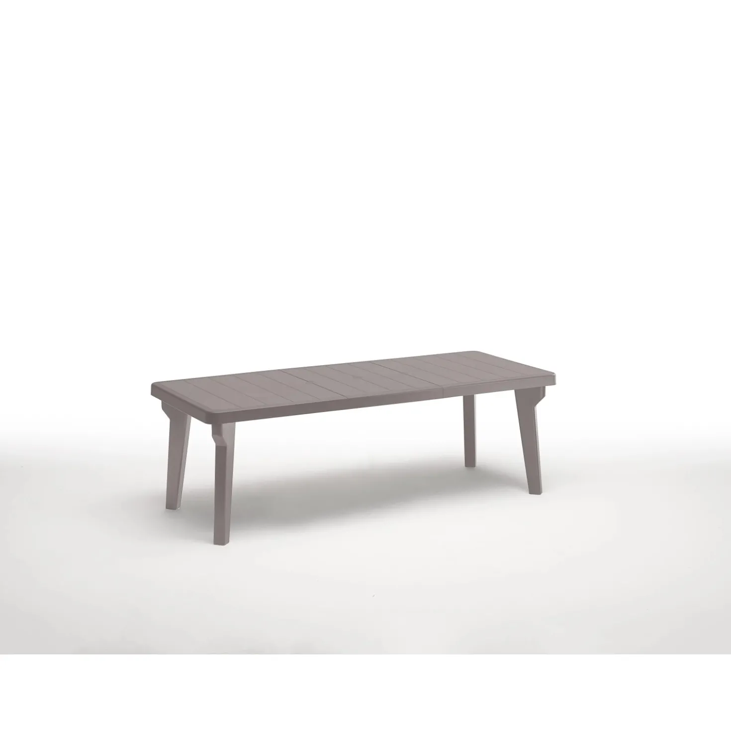 Tavolo allungabile da giardino Bergen 160-220x90x74 cm cappuccino