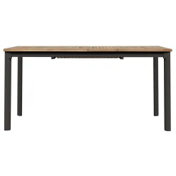 Tavolo allungabile da giardino in teak e alluminio 150/210x90 cm
