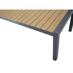 Tavolo allungabile da giardino Santorini in alluminio 163-223x95 cm