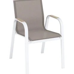 Tavolo allungabile da giardino Butterfield allu beige 155/246x100x75.5 cm