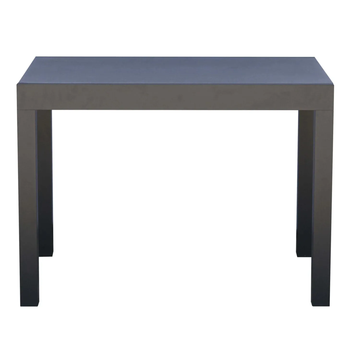 Tavolo allungabile da giardino in alluminio grigio scuro 104-208xH75 cm