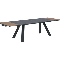 Tavolo allungabile da giardino Gilroy in alluminio 200/290x100xH74 cm