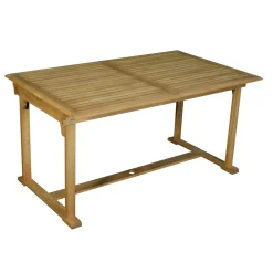 Tavolo allungabile da giardino in acacia 150-200x90x76 cm