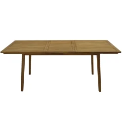 Tavolo allungabile da giardino in legno 150-200x90x76 cm