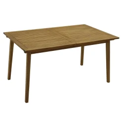 Tavolo allungabile da giardino in legno 150-200x90x76 cm