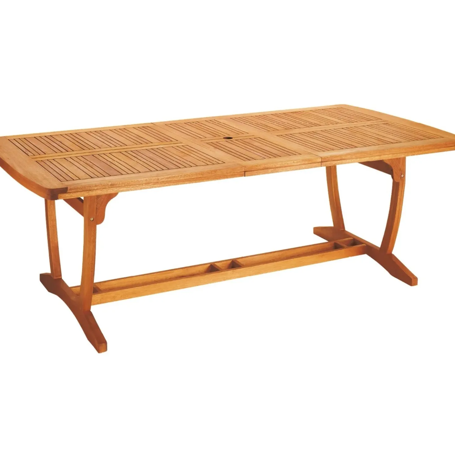 Tavolo allungabile da giardino Chelsea in legno di eucalipto 220-300x110 cm