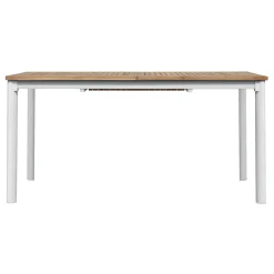 Tavolo allungabile da giardino in teak e alluminio 150/210x90 cm