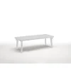 Tavolo allungabile da giardino Bergen 160-220x90x74 cm bianco