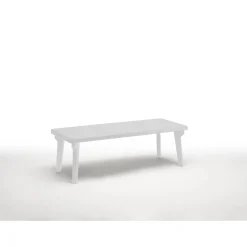 Tavolo allungabile da giardino Bergen 160-220x90x74 cm bianco