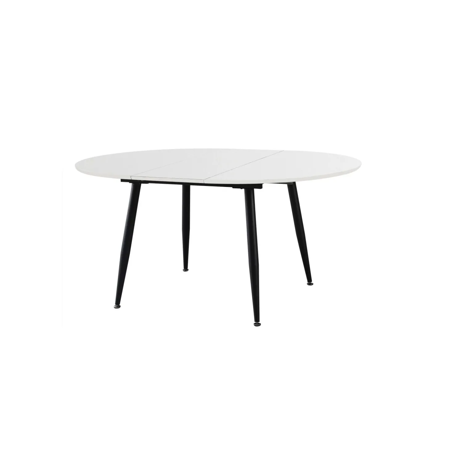 Tavolo allungabile da pranzo Cordelia bianco 120x120x75 cm