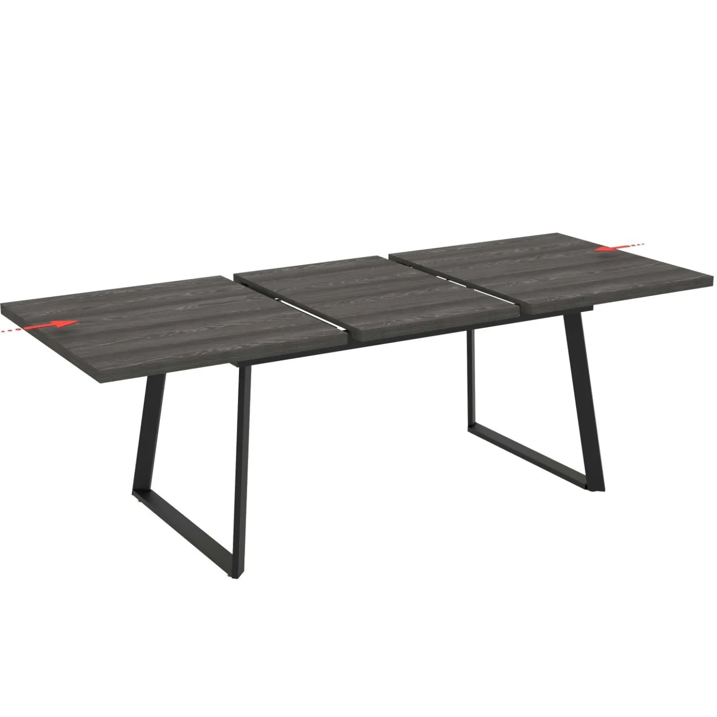 Tavolo allungabile da pranzo Lavinya grigio 170x90x75 cm