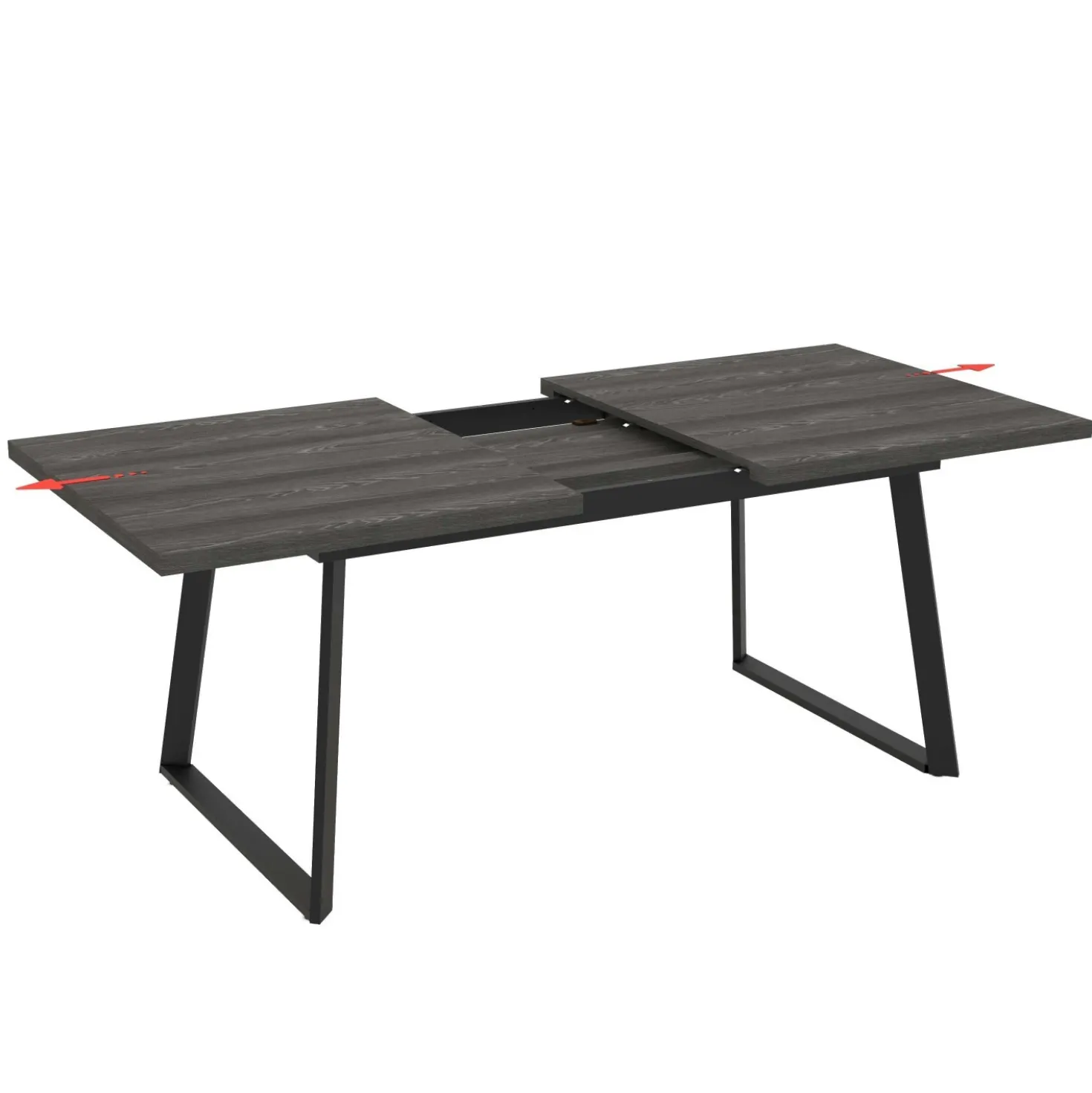 Tavolo allungabile da pranzo Lavinya grigio 170x90x75 cm