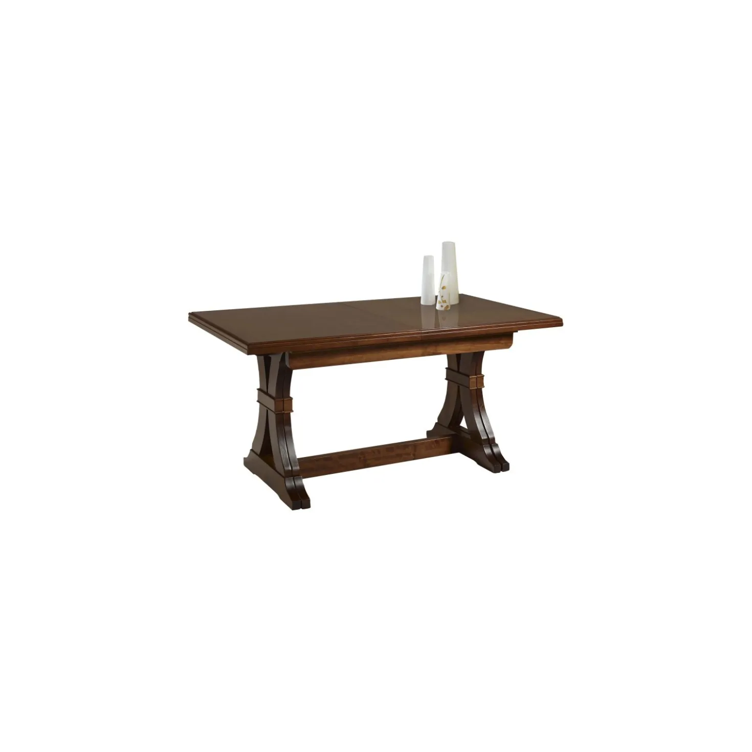 Tavolo allungabile da pranzo Polignano noce 180x85 cm