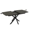 Tavolo allungabile da pranzo Filis nero 145x90x476 cm