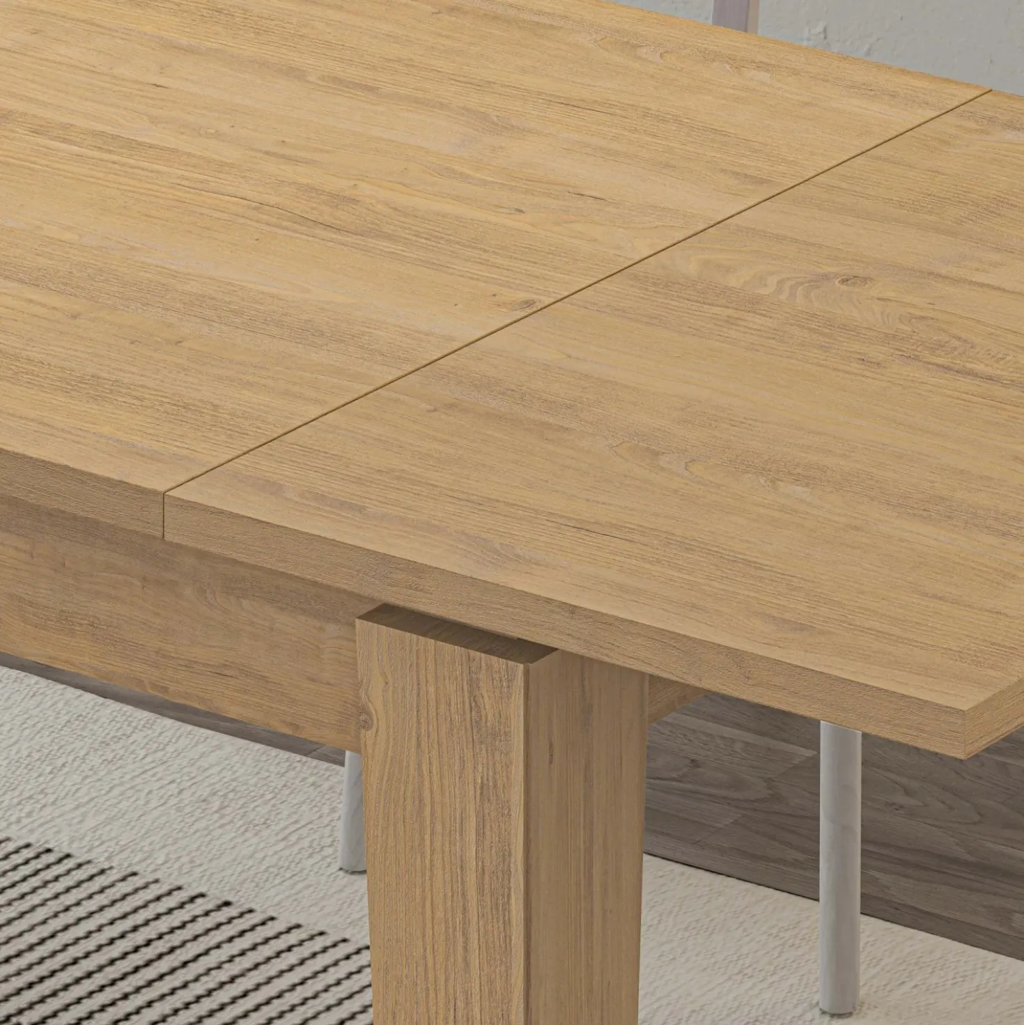 Tavolo allungabile da pranzo Tolmen rovere 140x80 cm