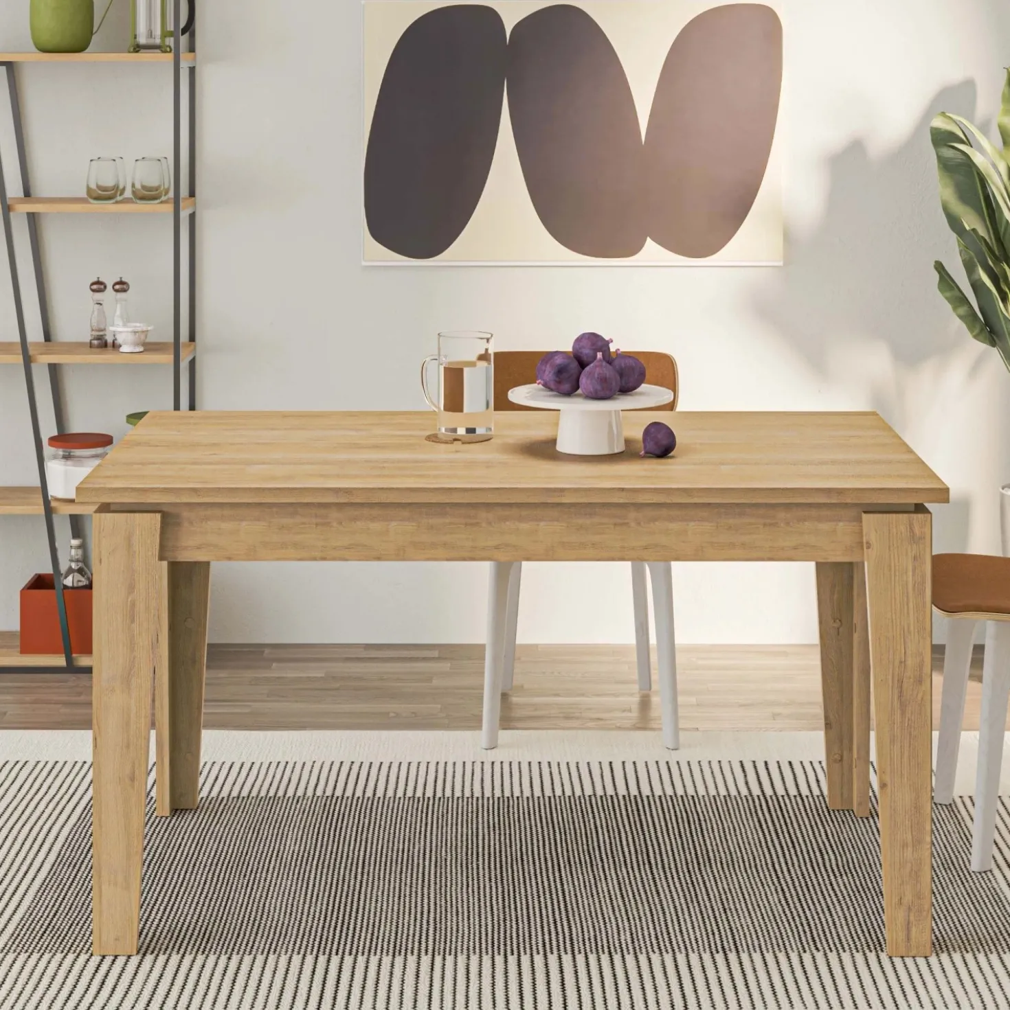 Tavolo allungabile da pranzo Tolmen rovere 140x80 cm