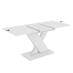 Tavolo allungabile da pranzo AXI bianco 120x75x76 cm