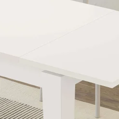 Tavolo allungabile da pranzo Tolmen bianco 140x80 cm