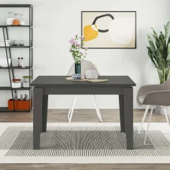 Tavolo allungabile da pranzo Megaron antracite 120x80 cm