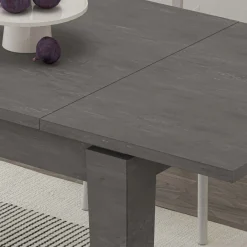 Tavolo allungabile da pranzo Megaron grigio 120x80 cm