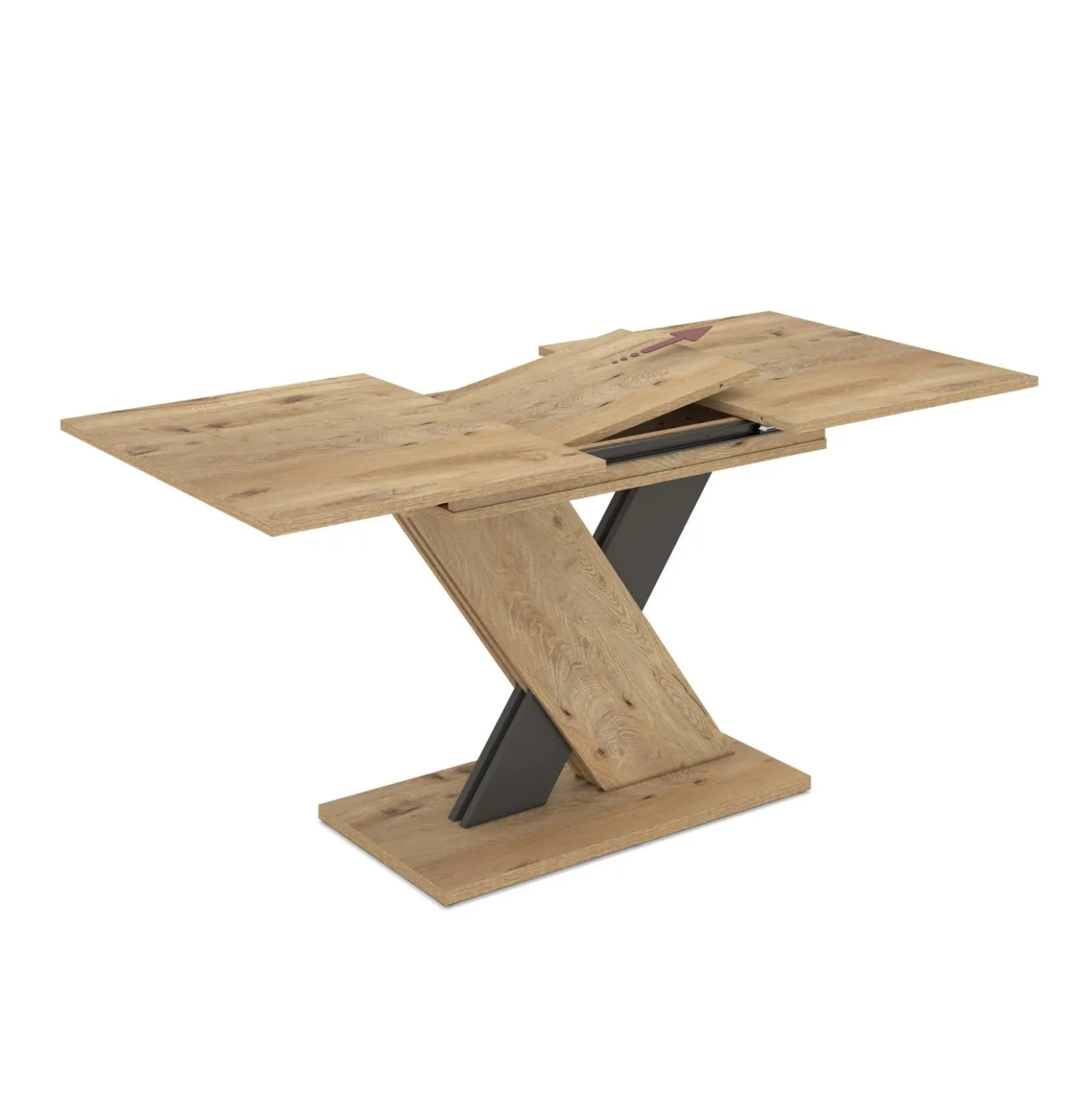 Tavolo allungabile da pranzo AXI rovere 120x75x76 cm