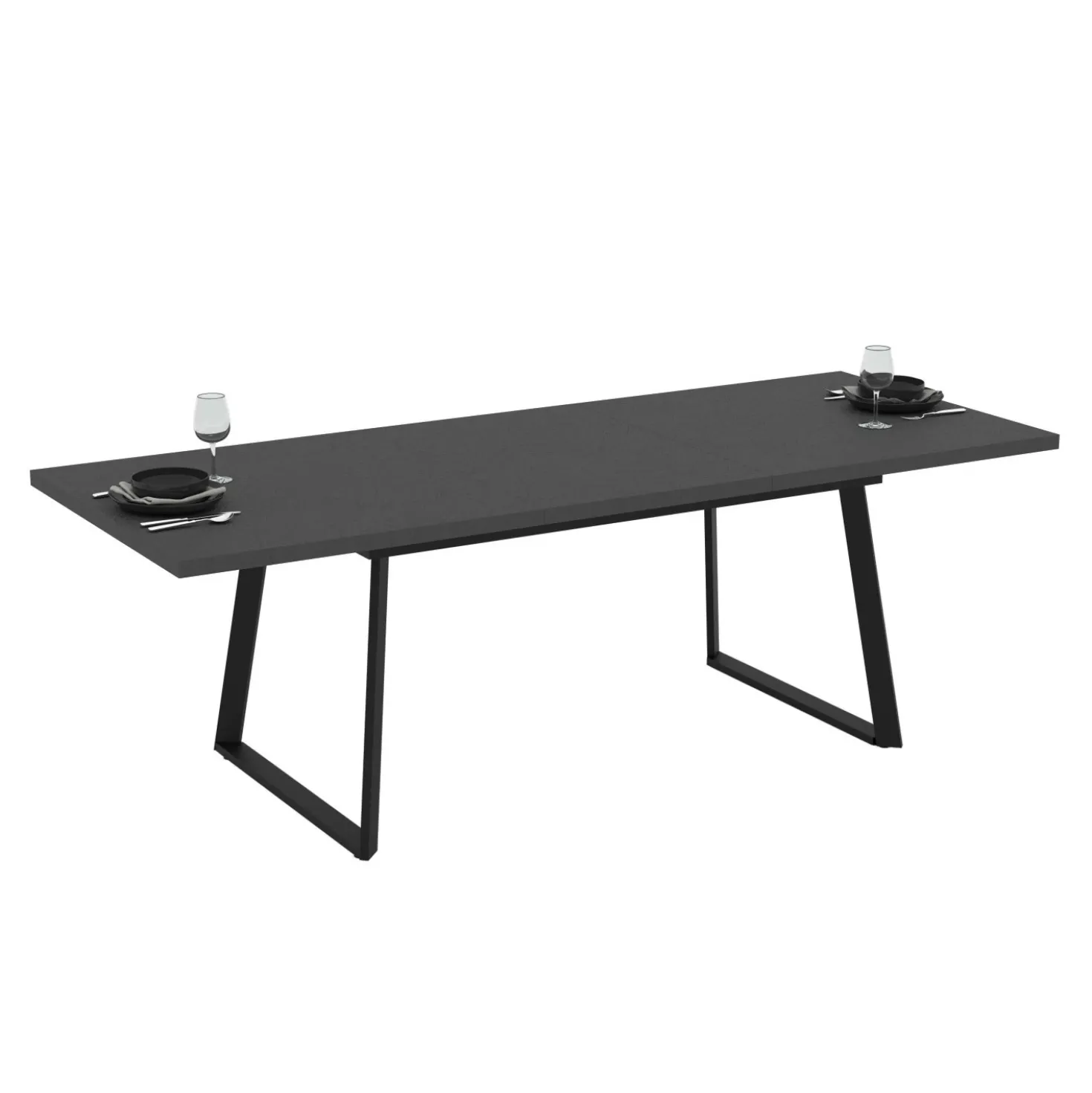 Tavolo allungabile da pranzo Lavinya ossido 170x90x75 cm