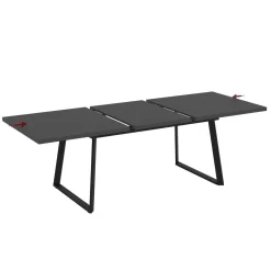 Tavolo allungabile da pranzo Lavinya ossido 170x90x75 cm