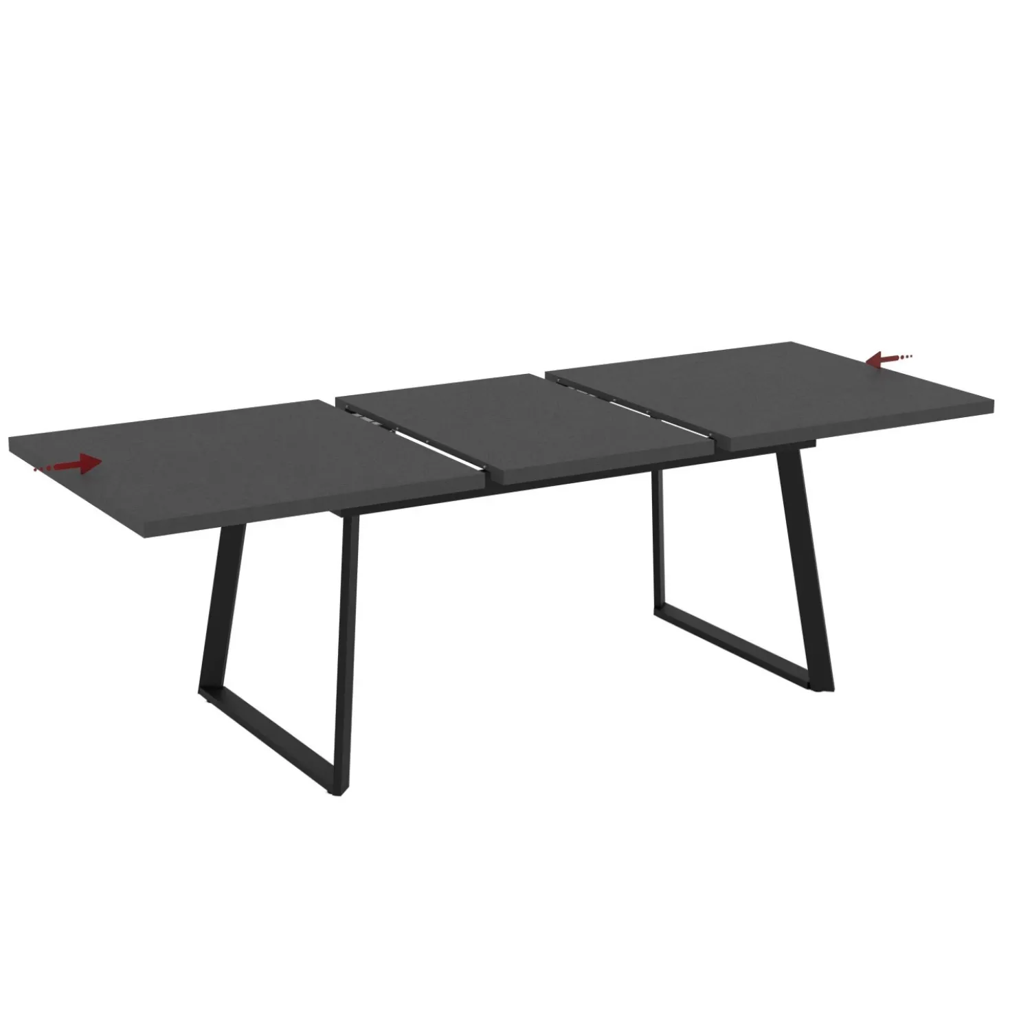 Tavolo allungabile da pranzo Lavinya ossido 170x90x75 cm