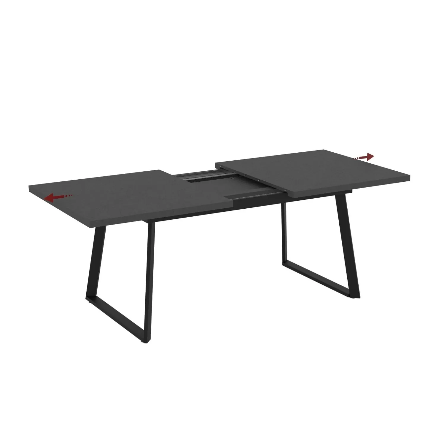 Tavolo allungabile da pranzo Lavinya ossido 170x90x75 cm