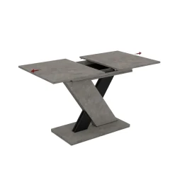 Tavolo allungabile da pranzo AXI nero 120x75x76 cm