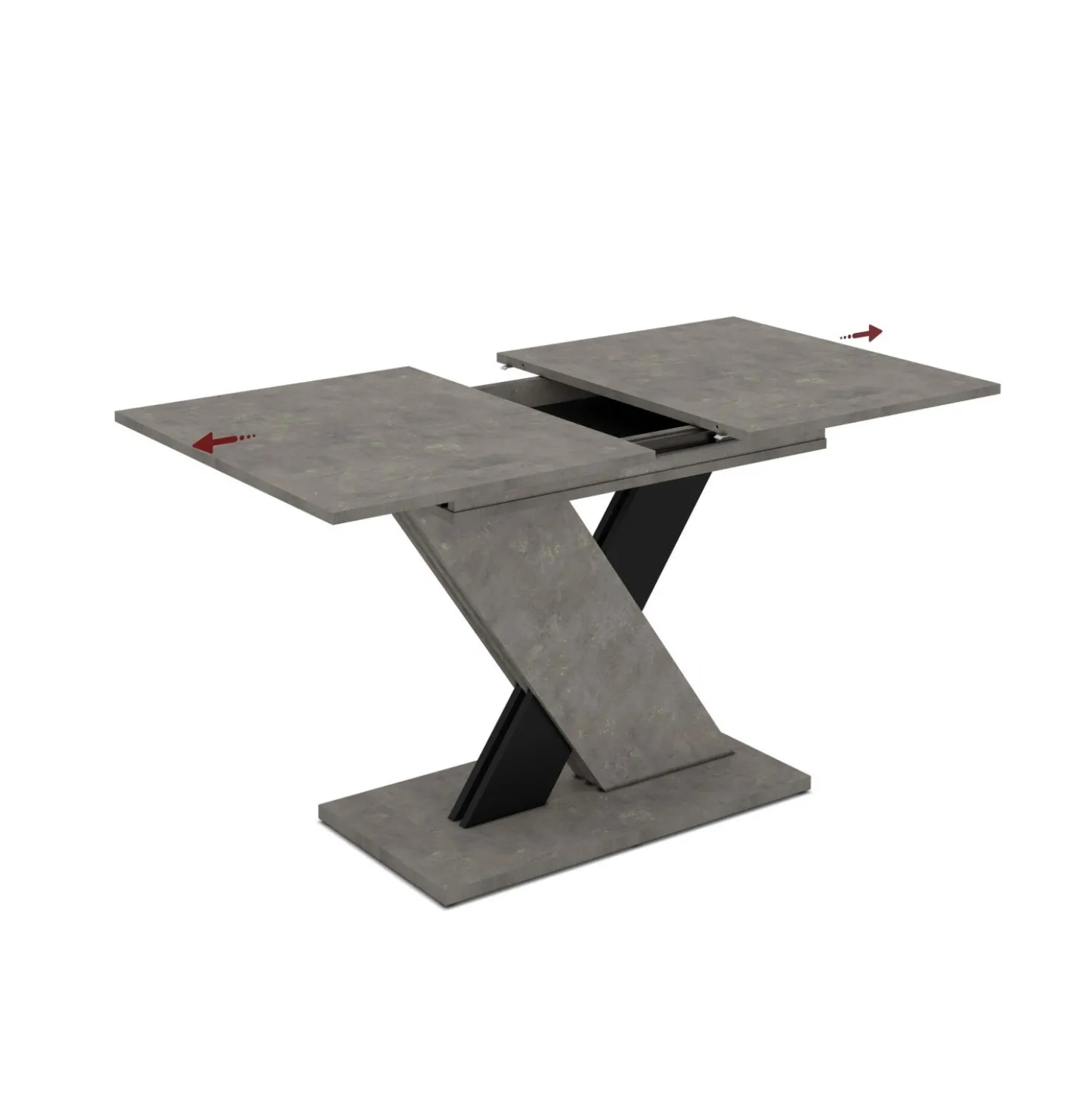 Tavolo allungabile da pranzo AXI nero 120x75x76 cm