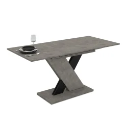 Tavolo allungabile da pranzo AXI nero 120x75x76 cm