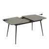 Tavolo allungabile da pranzo Yense cemento 145x80x75 cm