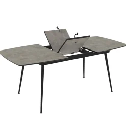 Tavolo allungabile da pranzo Yense cemento 145x80x75 cm