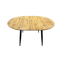 Tavolo allungabile da pranzo Cordelia rovere 120x120x75 cm