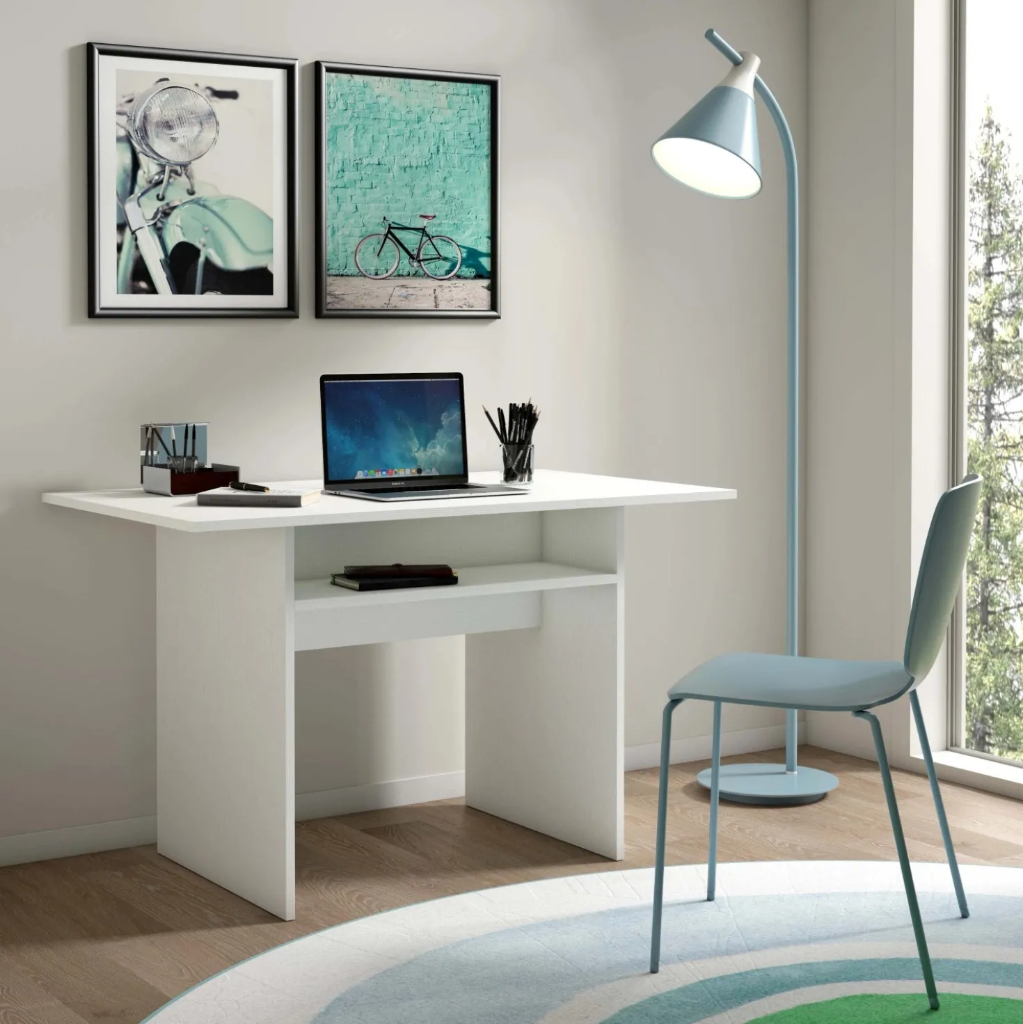Tavolo console da ingresso bianco
