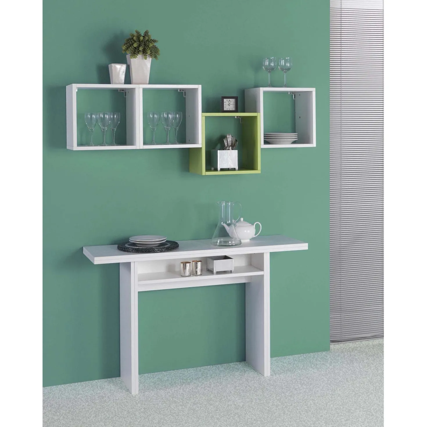 Tavolo console da ingresso bianco