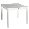 Tavolo da giardino allungabile Sullivan in alluminio bianco 90/180 cm H 73 cm