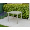 Tavolo da giardino Boheme in materiale ecologico 90x90 cm iuta