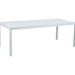 Tavolo da giardino Icara in alluminio e polipropilene 210x100xH75 cm