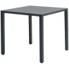 Tavolo da giardino impilabile Contract in acciaio antracite 80x80 cm