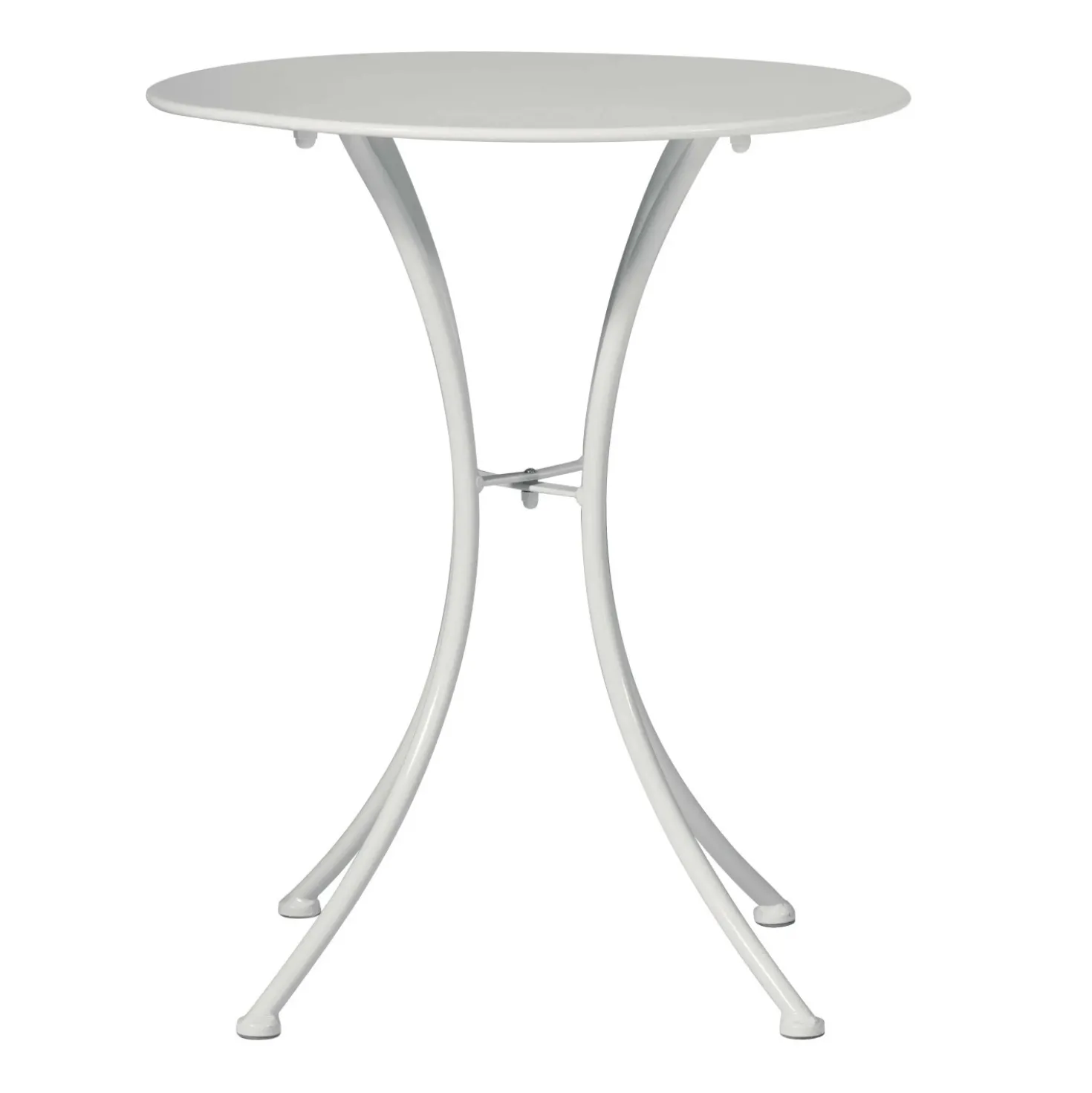 Tavolo da giardino in ferro in avorio Ø 60 cm