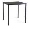 Tavolo da giardino Loki in metallo antracite 80x80x74 cm