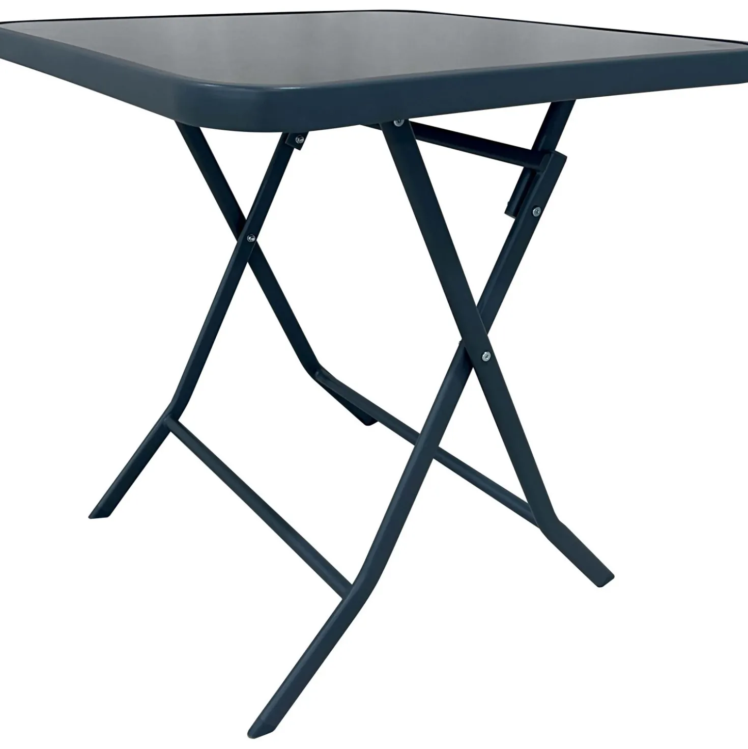 Tavolo da giardino Toconao pieghevole in acciaio 70x70xH70 cm