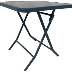 Tavolo da giardino Toconao pieghevole in acciaio 70x70xH70 cm