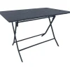 Tavolo da giardino Toconao pieghevole in acciaio 110x70xH70 cm